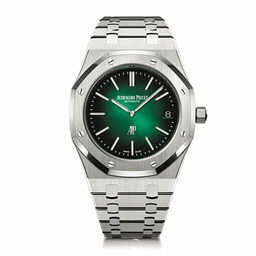 (image for) Audemars Piguet Royal Oak “Jumbo” Extra-Thin 16202ST “Green Dial” First-Class Clone