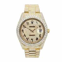(image for) Rolex Datejust 116300 “Iced Out Arabic Dial” Collector’s Copy 1:1
