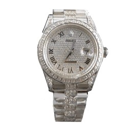 (image for) Rolex Yacht-Master 116622 “Iced Out” Authentic Super Replica