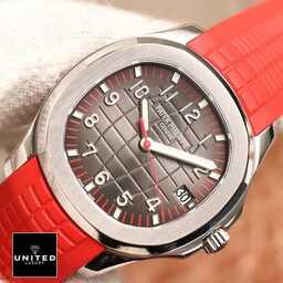 (image for) Patek Philippe Aquanaut 5167A “Red Dial” Exceptional Replica 1:1