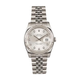 (image for) Rolex Datejust 116234 Silver Dial Perfect Duplicate 1:1