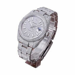 (image for) Rolex Datejust 116334 “Iced Out” Near Original Replica