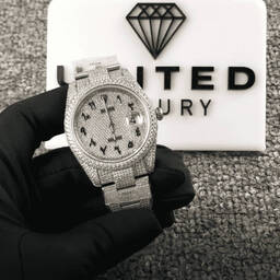 (image for) Rolex Datejust 126300 “Iced Out Arabic Dial” Super Clone Quality
