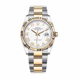 (image for) Rolex Datejust 126300 “White Roman Dial” Authentic Copy 1:1