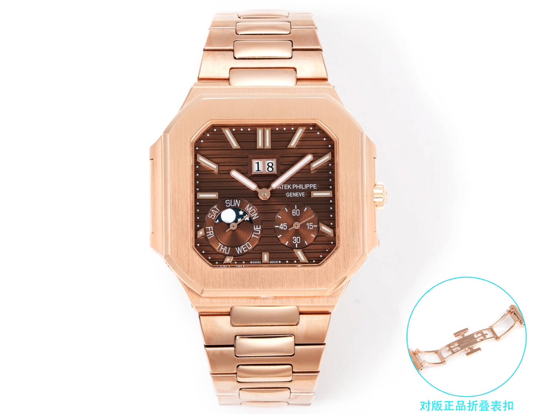 (image for) Patek Philippe Aquanaut Cubitus 5822P-001 “Jumbo” Gose Gold Case Clone 1:1