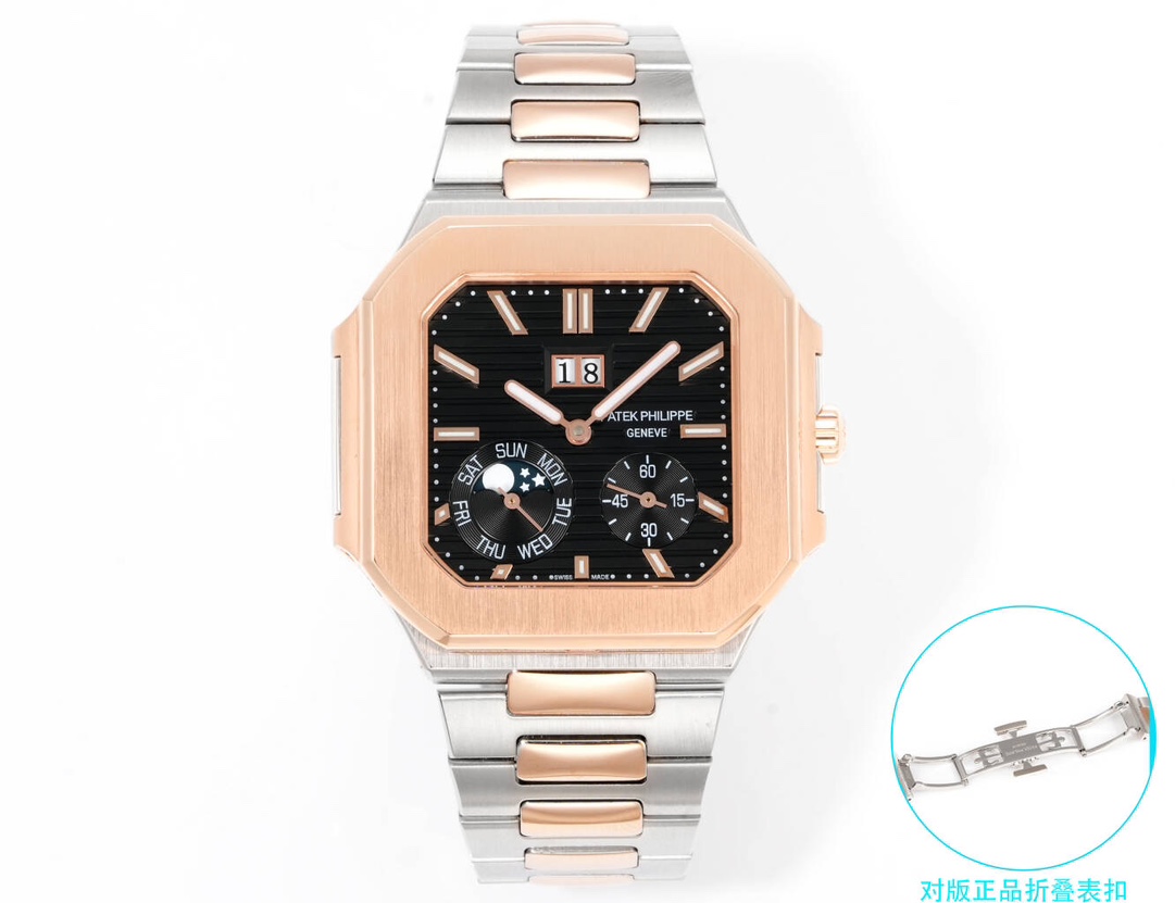 (image for) Patek Philippe Aquanaut Cubitus 5822P-001 “Jumbo” Silver And Rose Gold Case Clone 1:1