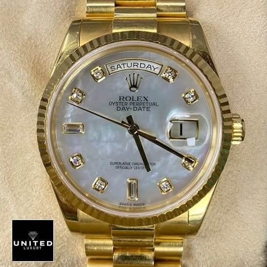 Rolex Day-Date 128238 “Mother of Pearl” Swiss Super Clone