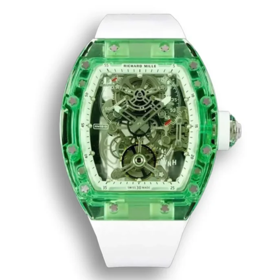 (image for) Richard Mille RM 35-02 “Green Quartz TPT” Ultra Luxury Clone