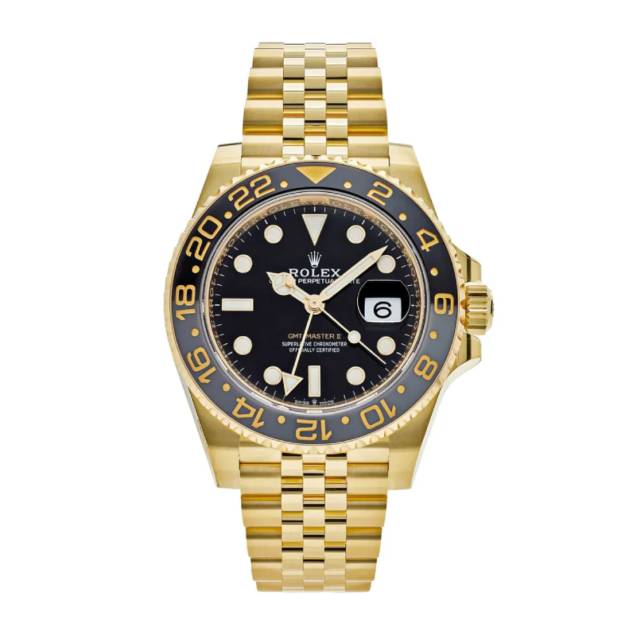 (image for) Rolex GMT-Master II 116718LN “Yellow Gold Black Dial” Next Level Replica