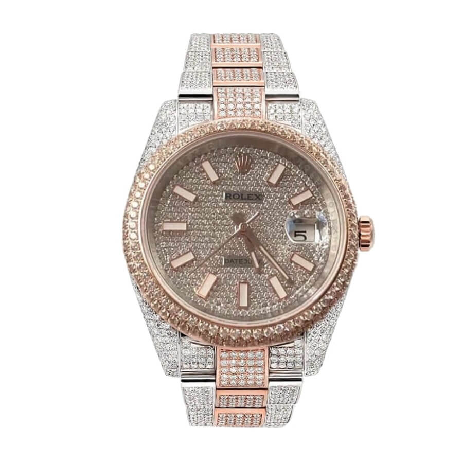 (image for) Rolex Datejust 126303 “Two-Tone Iced Out” Premium Duplicate Edition