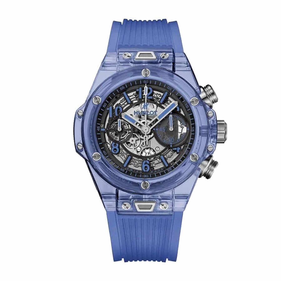 (image for) Hublot Big Bang Unico Blue Sapphire Flyback 411.JL.4809.RT Pro Clone 1:1