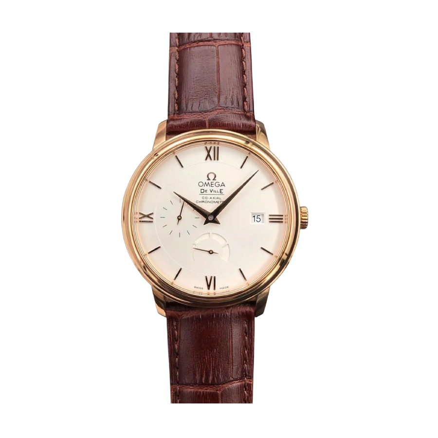 (image for) Omega De Ville Brown Leather Strap 424.53.40.21.02.001 Top Replica 1:1