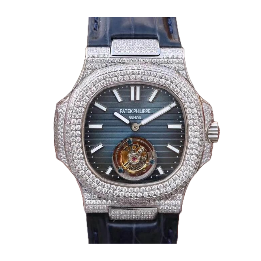 (image for) Patek Philippe Nautilus 5711 Tourbillon “Jumbo” Blue Dial Super Accurate Clone