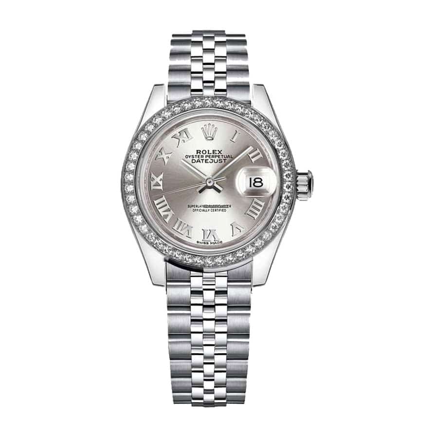 (image for) Rolex Datejust 279166 Platinum Diamond Dial True Replica 1:1