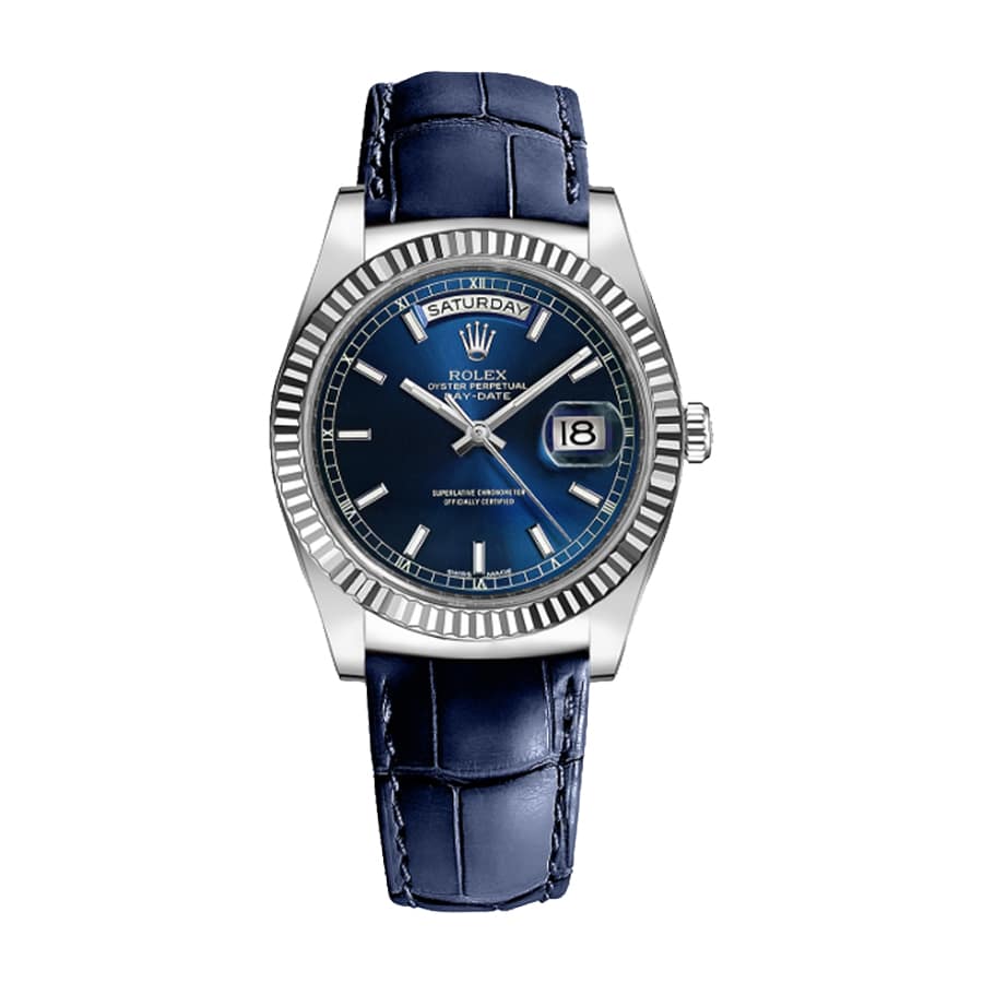 (image for) Rolex Day-Date 118139-0004 “Blue Dial” Perfect Duplicate 1:1