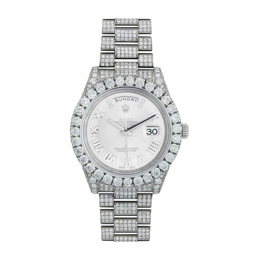 (image for) Rolex Day-Date II Diamond-Set Timepiece 218239 True Clone 1:1