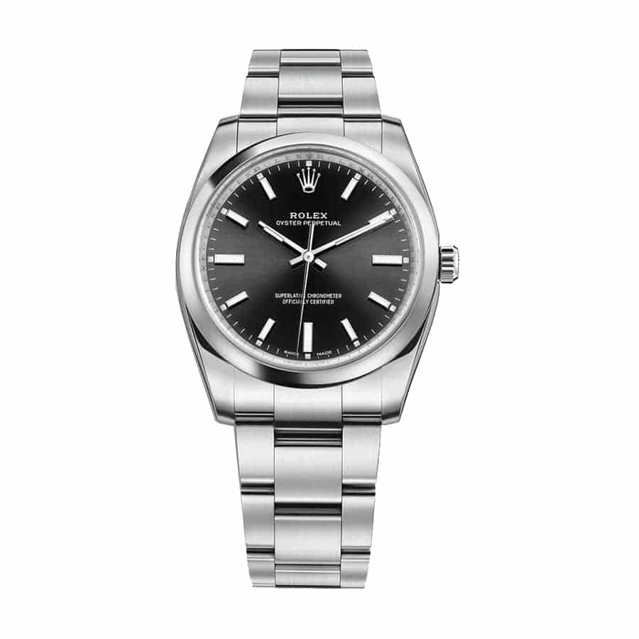 (image for) Rolex Oyster Perpetual Automatic Black Dial 114200 Signature Replica 1:1